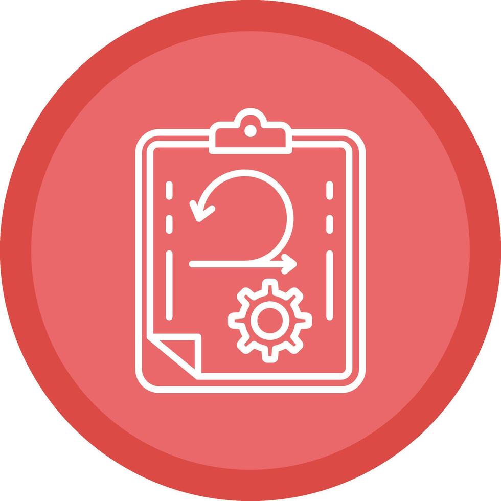 Agile Line Multi Circle Icon vector