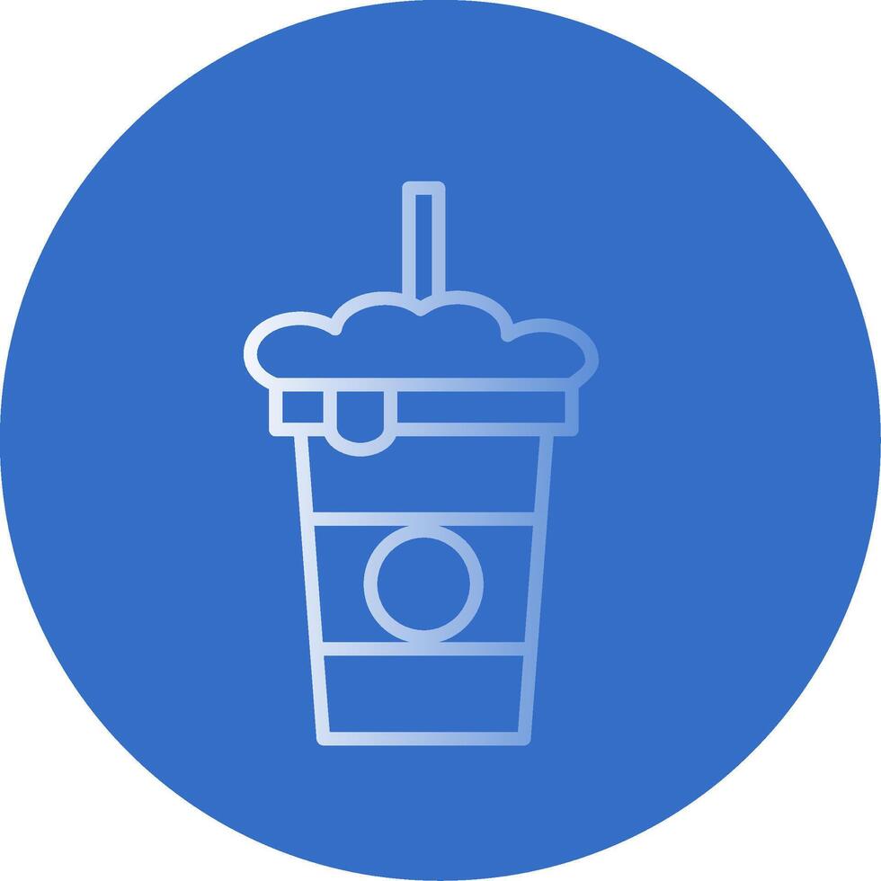 Soda Flat Bubble Icon vector