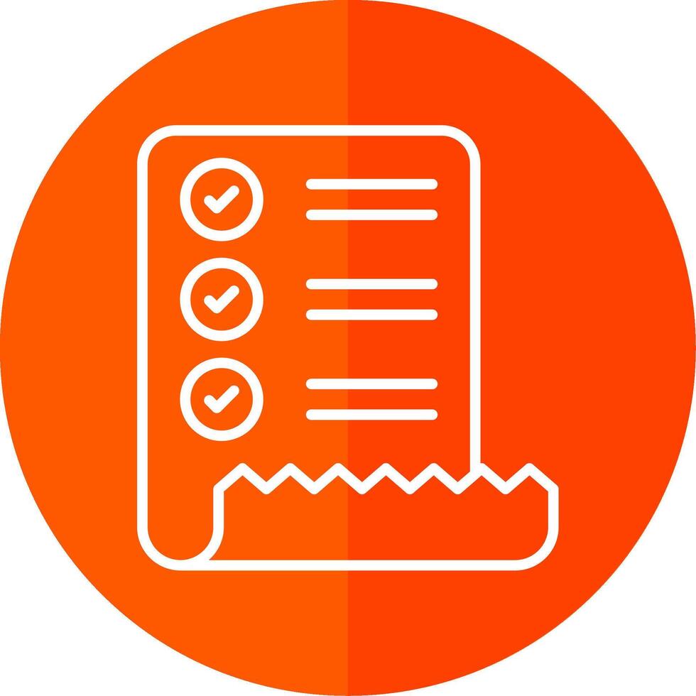 Check List Line Yellow White Icon vector
