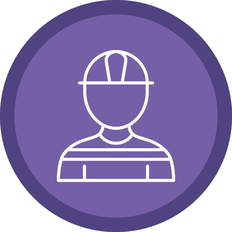 Architect Line Multi Circle Icon vector