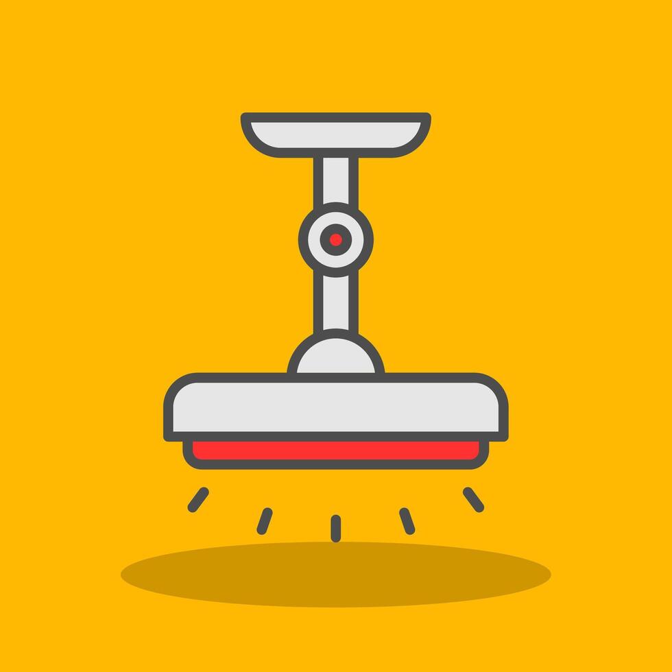 Lamp Filled Shadow Icon vector