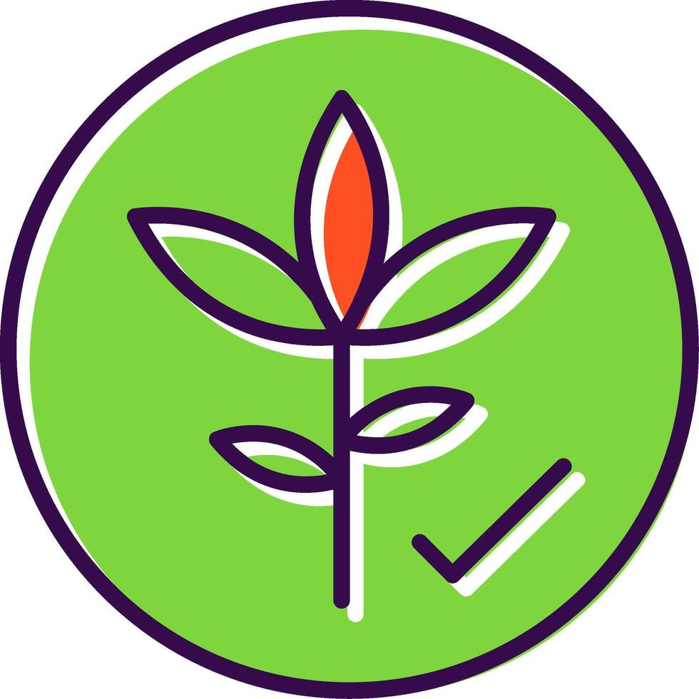 Farm Fresh filled Design Icon vector