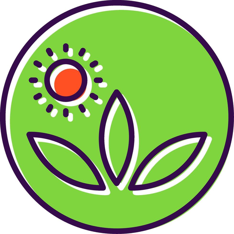 Local Farm filled Design Icon vector