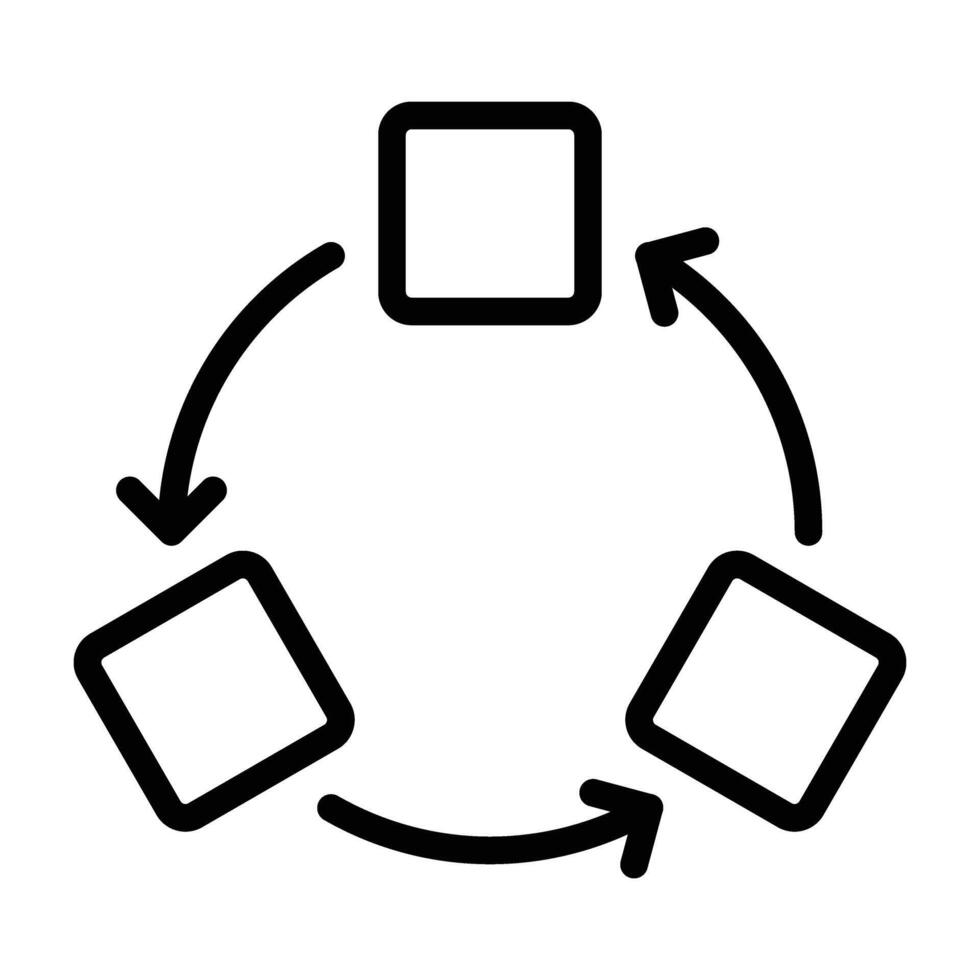 Transform Line Icon Design vector