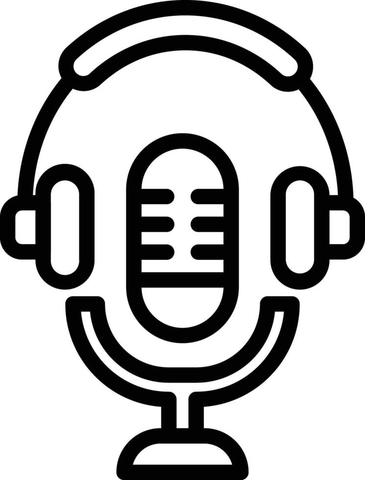 Podcast Icon Design vector
