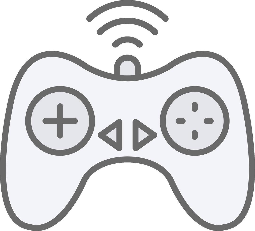 Controller Line Filled Light Icon vector