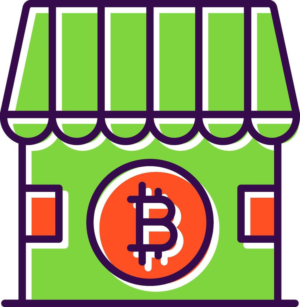Shop Shop filled Design Icon vector