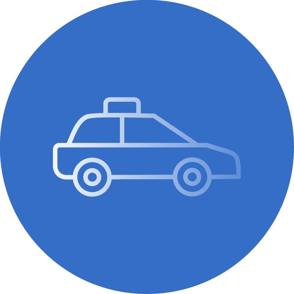 Car Flat Bubble Icon vector