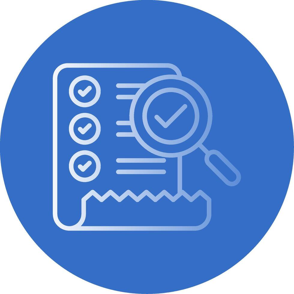 Checklist Flat Bubble Icon vector