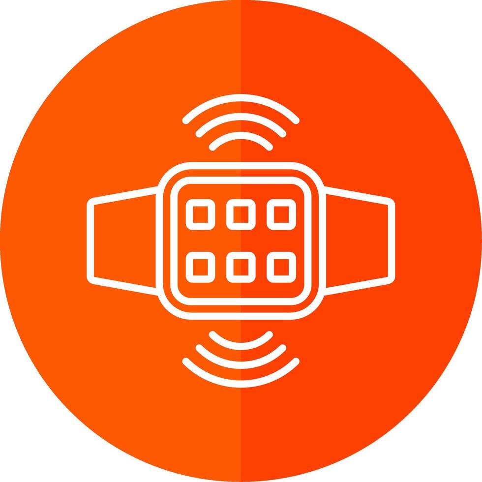 Connection Line Yellow White Icon vector