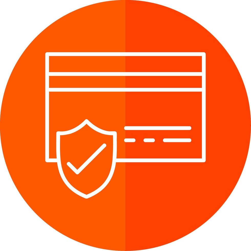 Secure Payments Line Yellow White Icon vector