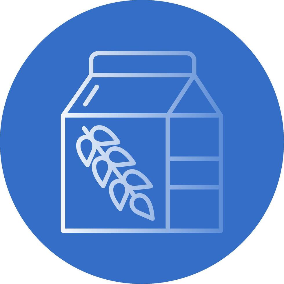Flour Flat Bubble Icon vector