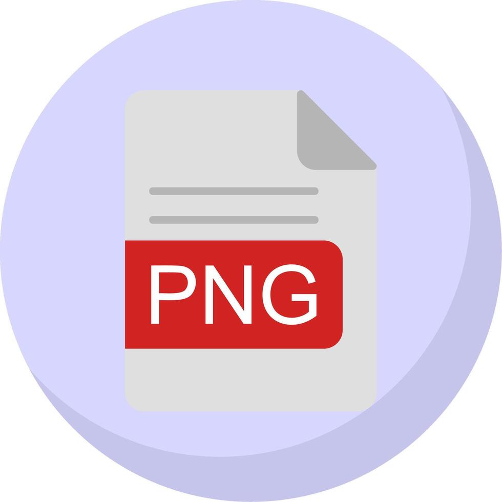 File Format Flat Bubble Icon vector