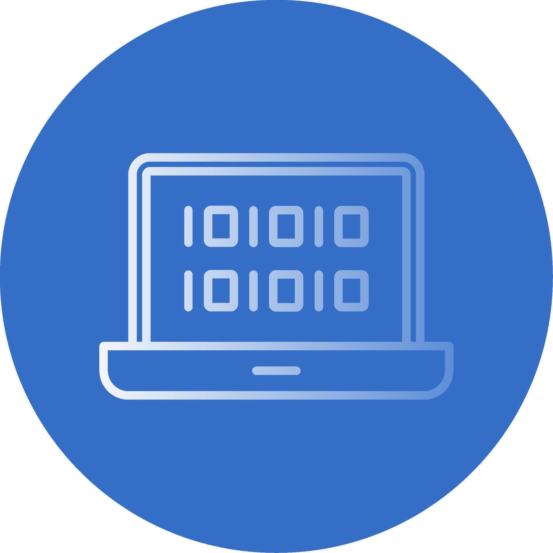 Binary Code Flat Bubble Icon 44141347 Vector Art at Vecteezy