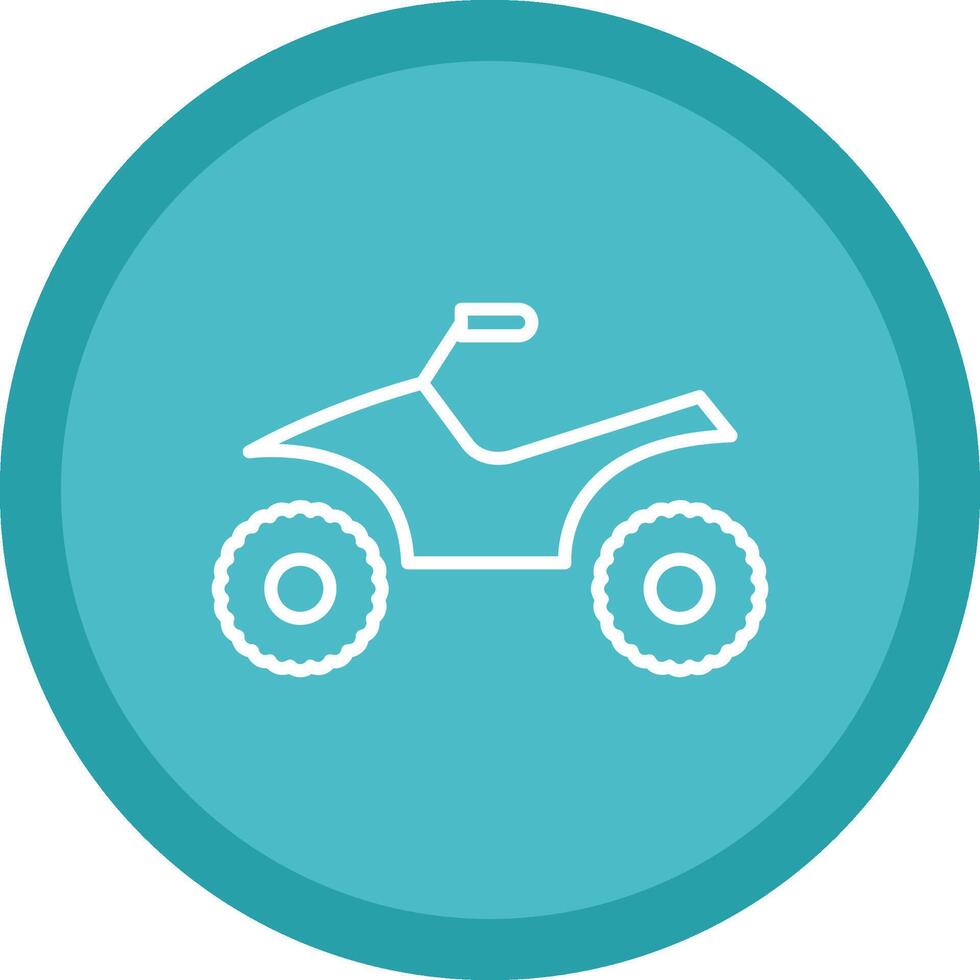 Quad Line Multi Circle Icon vector