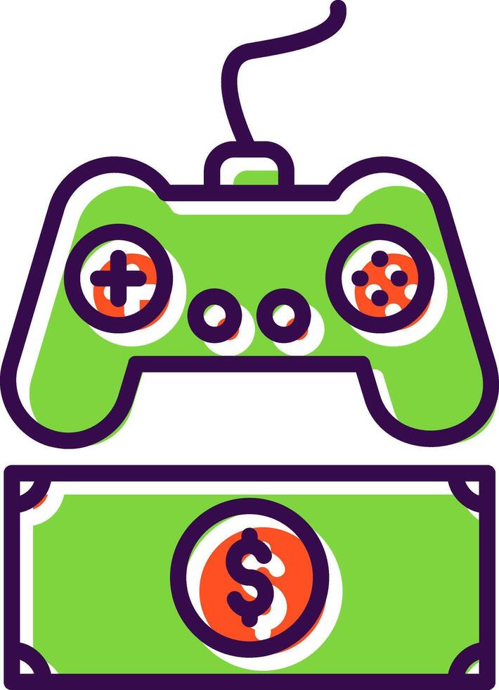 Bet filled Design Icon vector