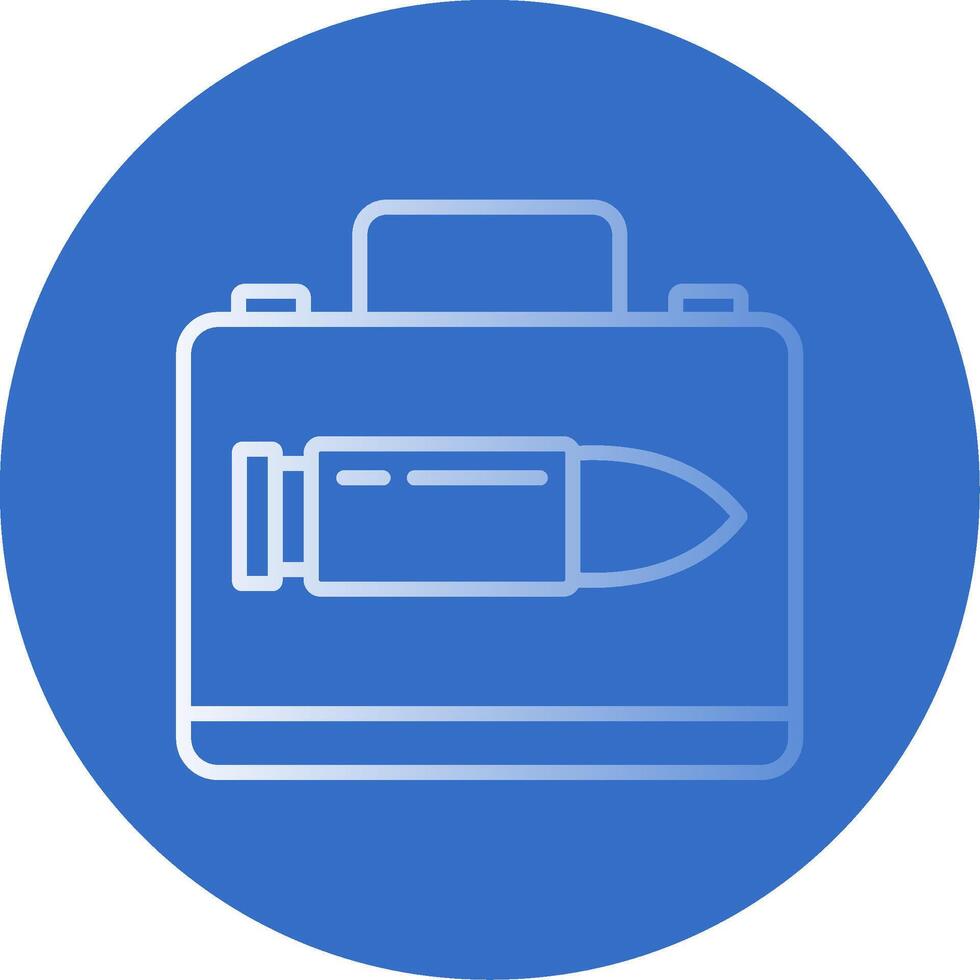 Box Flat Bubble Icon vector