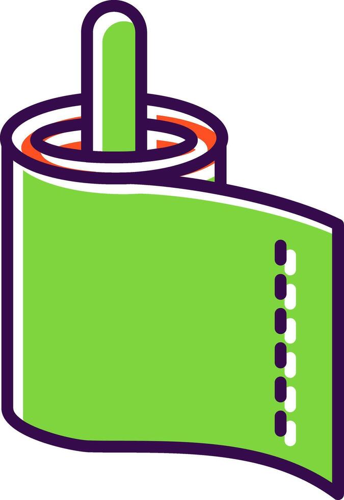 Paper Towel filled Design Icon vector