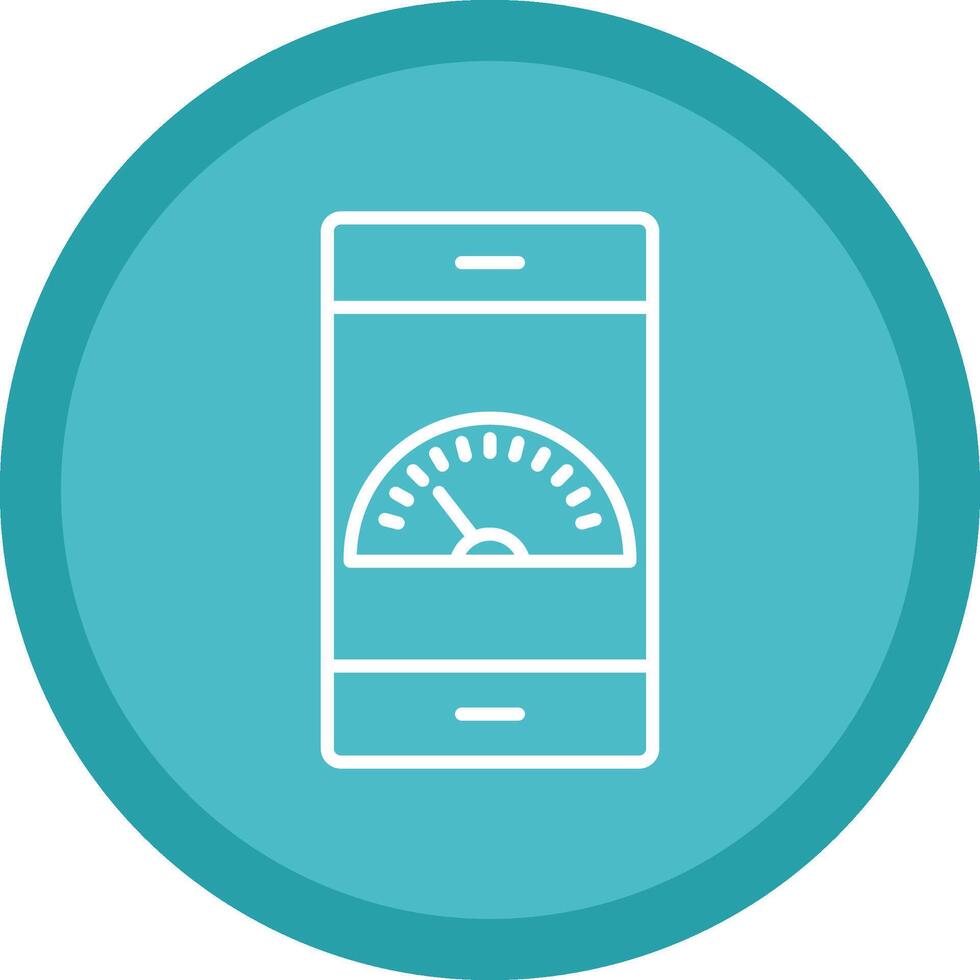 Dashboard Line Multi Circle Icon vector