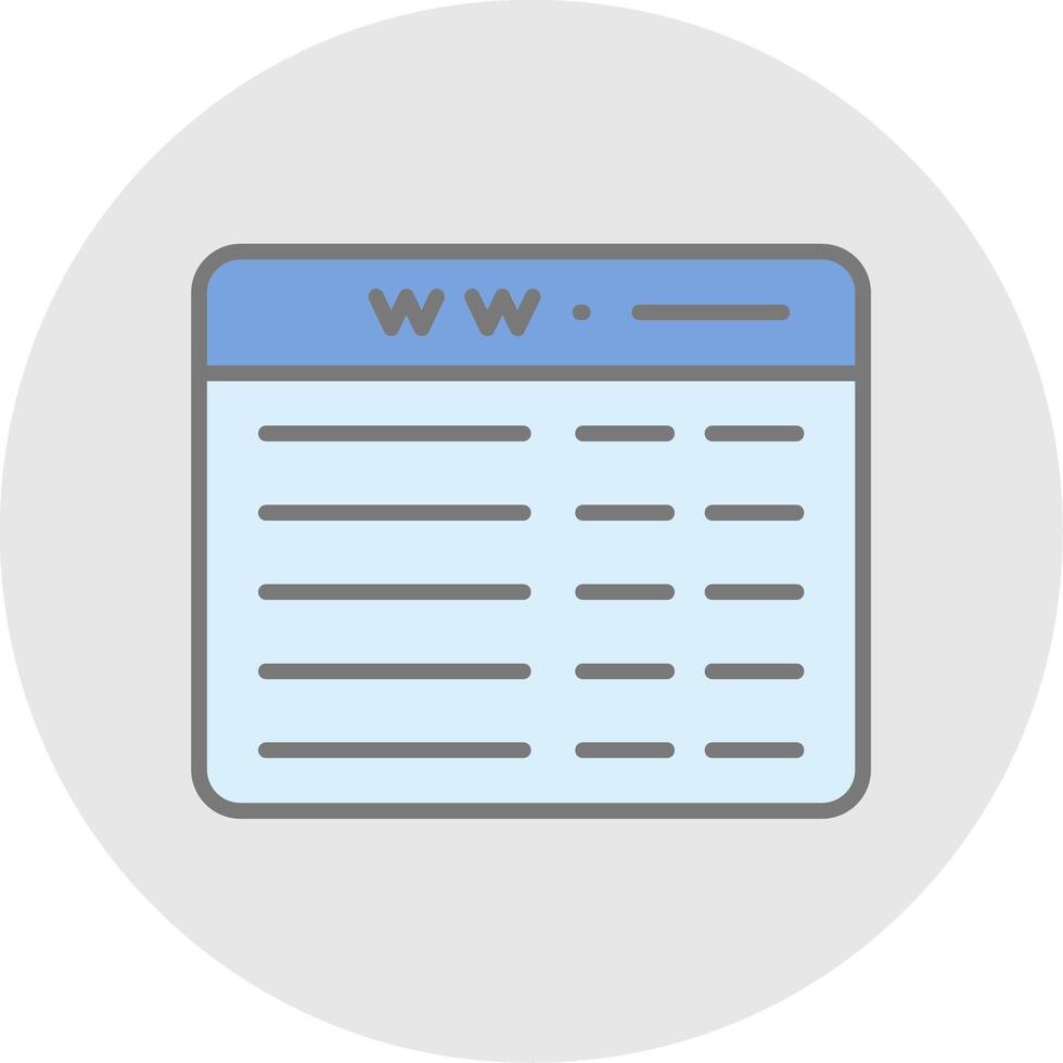 Web Programming Line Filled Light Icon vector