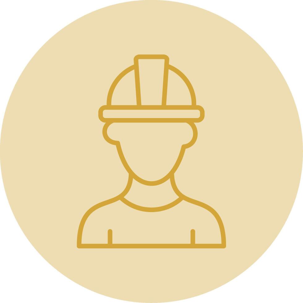 PipeLine Yellow Circle Line Yellow Circle Icon vector