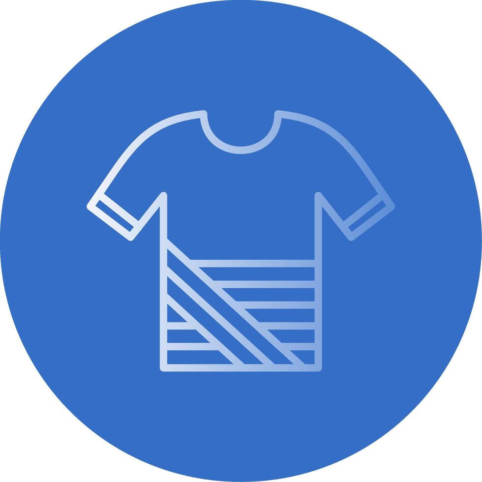 Shirt Flat Bubble Icon vector