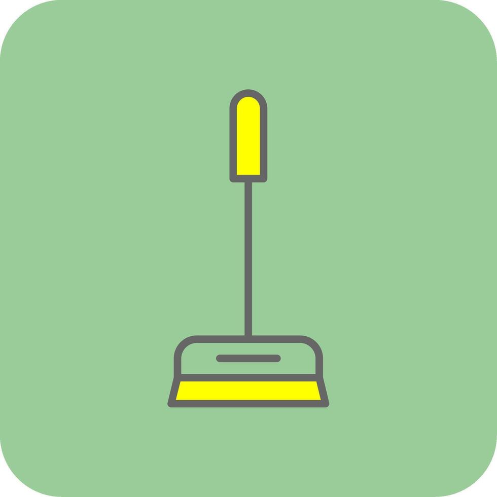 Cleaner Filled Yellow Icon vector