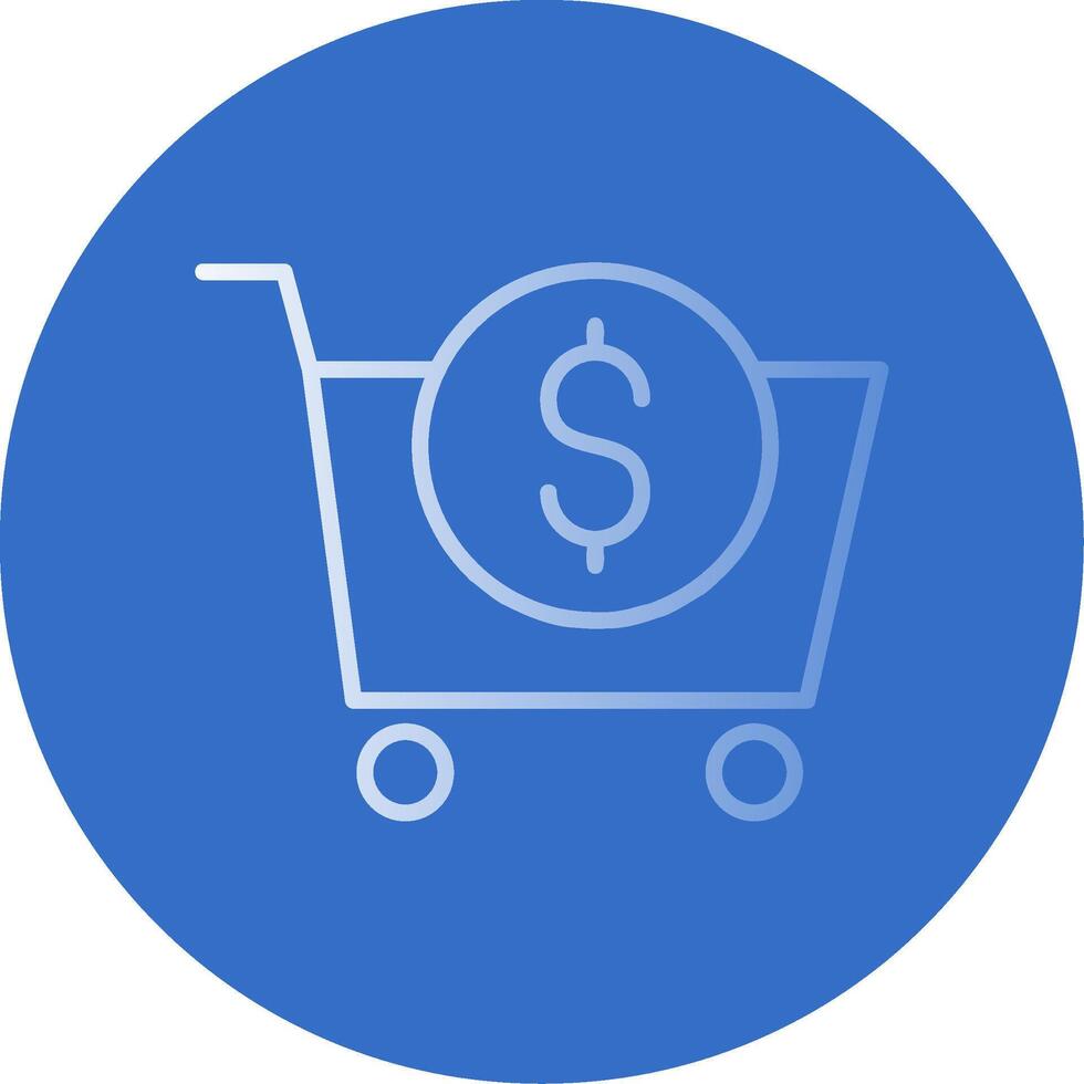 E-Commerce Flat Bubble Icon vector