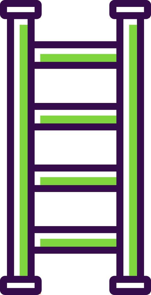 Step Ladder filled Design Icon vector