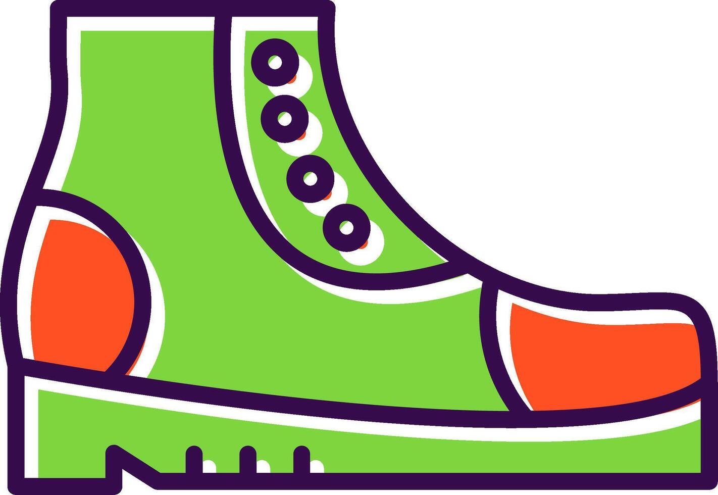 Boots filled Design Icon vector