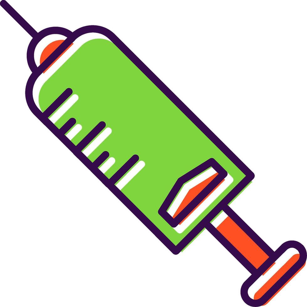 Injection filled Design Icon vector