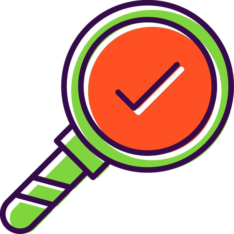 Search filled Design Icon vector