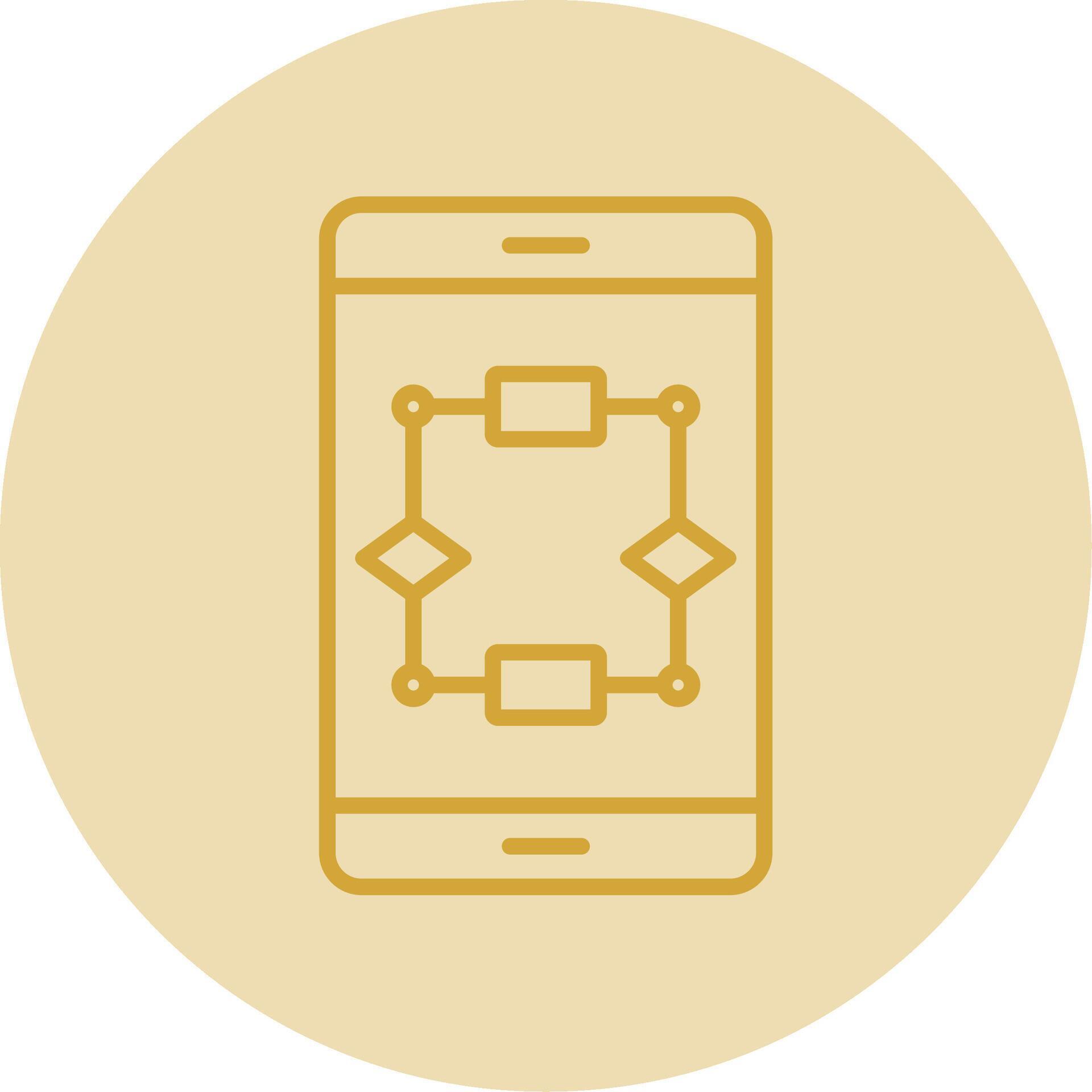 Algorithm Line Yellow Circle Icon 44144833 Vector Art at Vecteezy