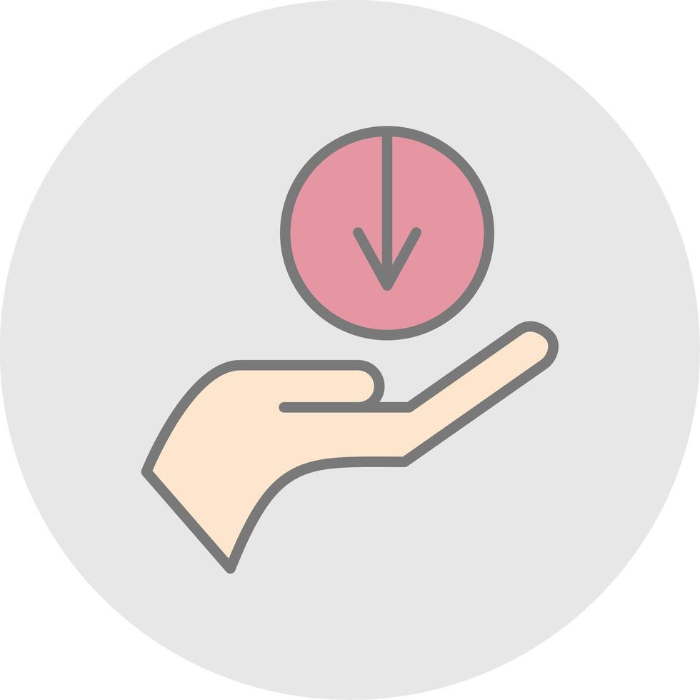 Download Line Filled Light Icon vector