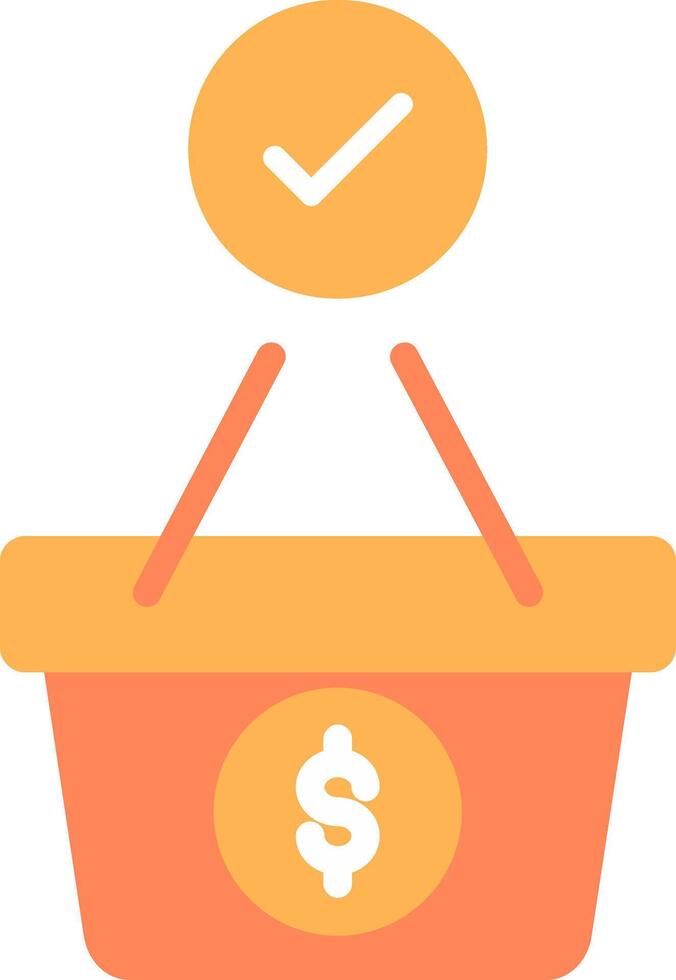 Order Confirmation Flat Multi Circle Icon vector