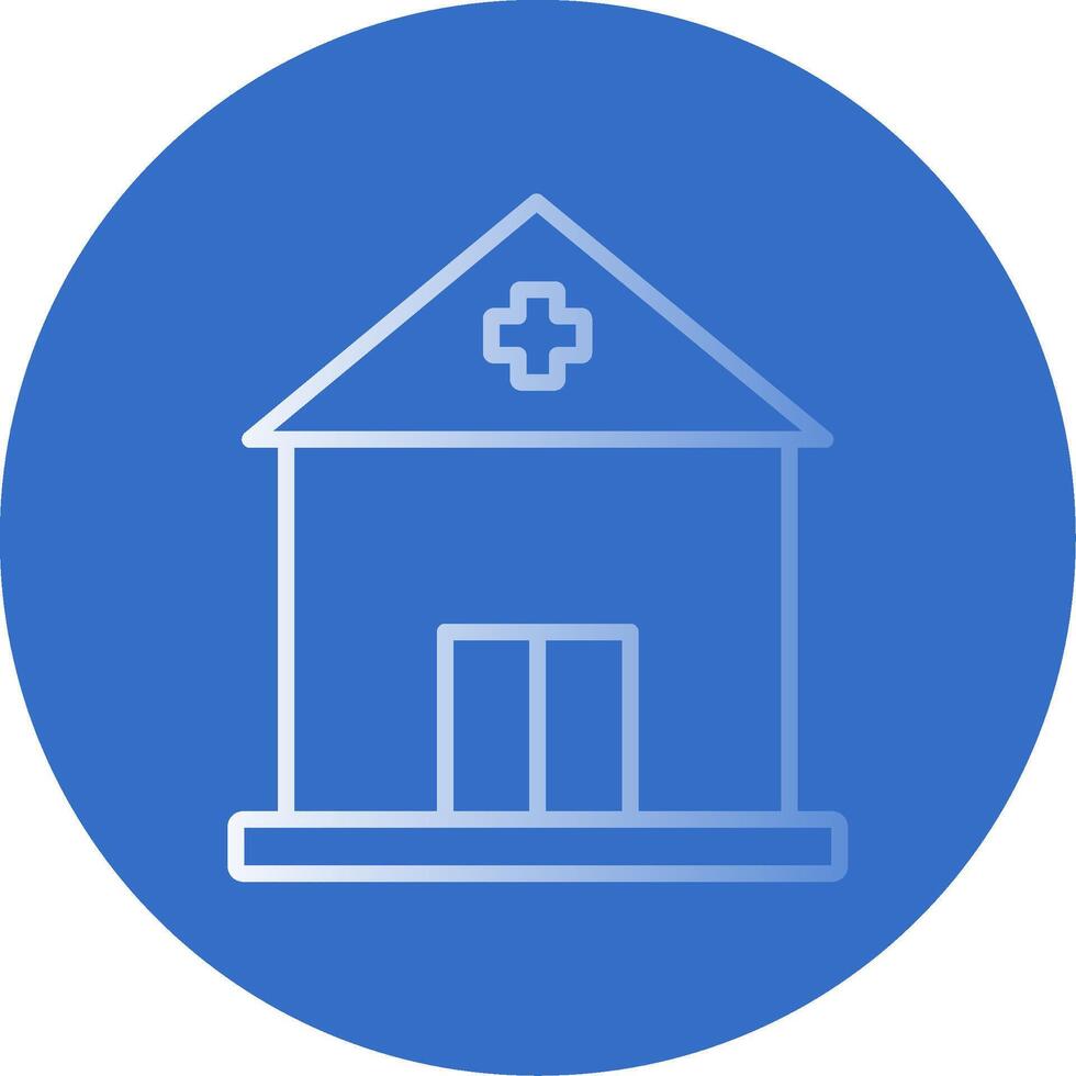 Building Flat Bubble Icon vector