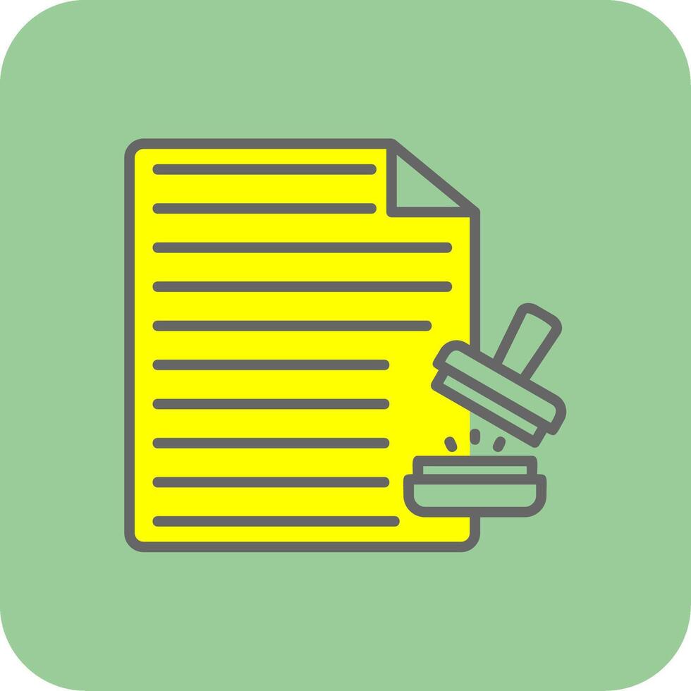 Monitor Filled Yellow Icon vector