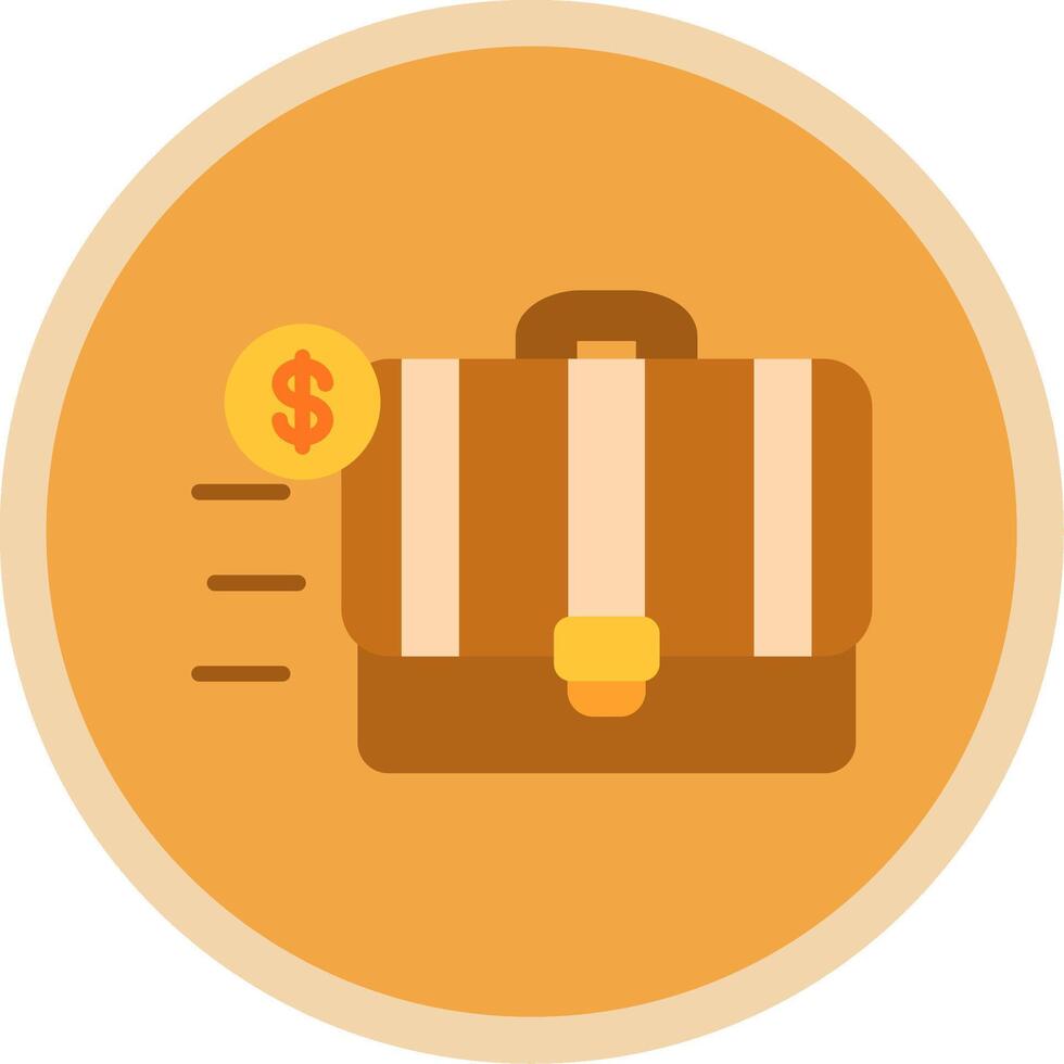 Business Flat Multi Circle Icon vector