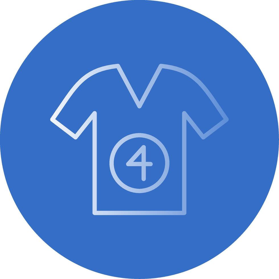 Shirt Flat Bubble Icon vector