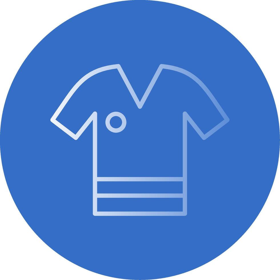 Shirt Flat Bubble Icon vector