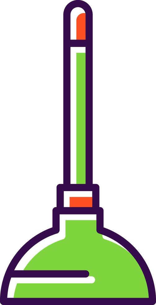 Plunger filled Design Icon vector