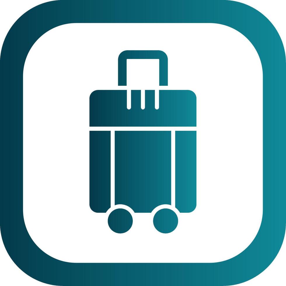 Bag Filled Yellow Icon vector