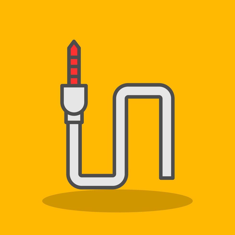 Jack Filled Shadow Icon vector