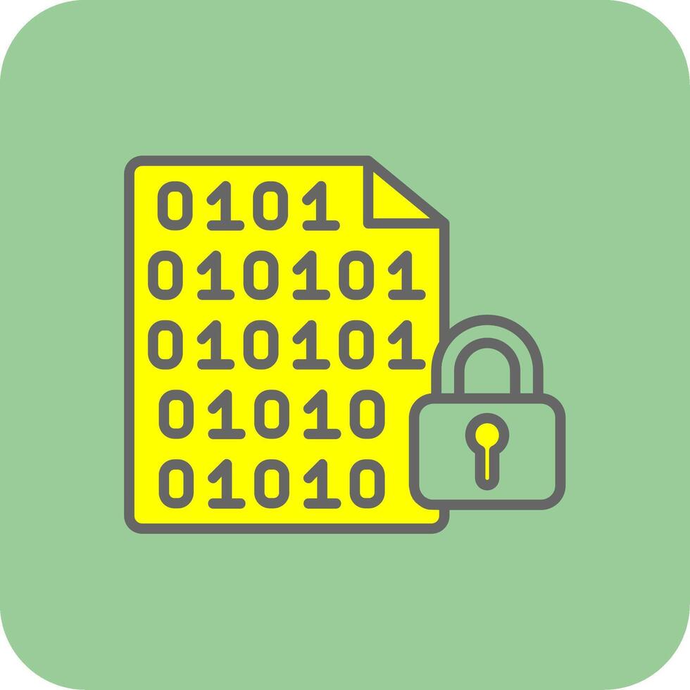 Documents Filled Yellow Icon vector