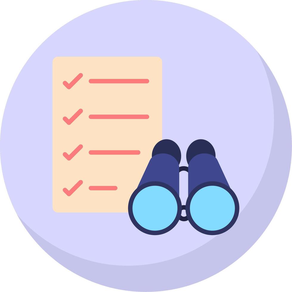 Scope Gradient Line Circle Icon vector