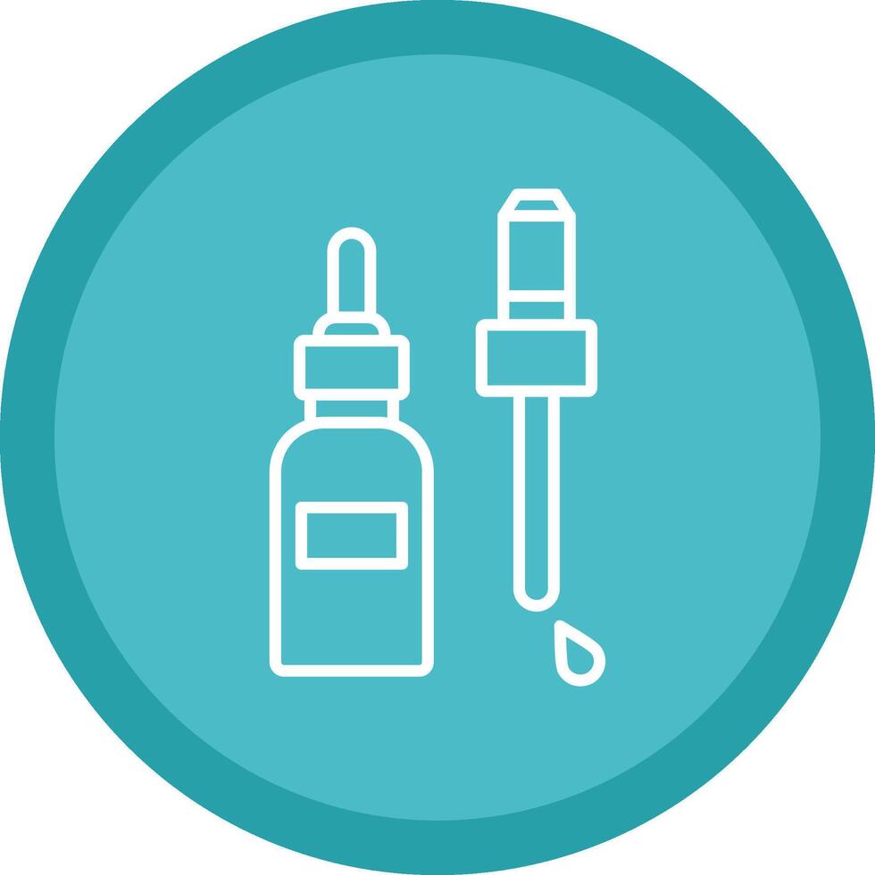Serum Line Multi Circle Icon vector