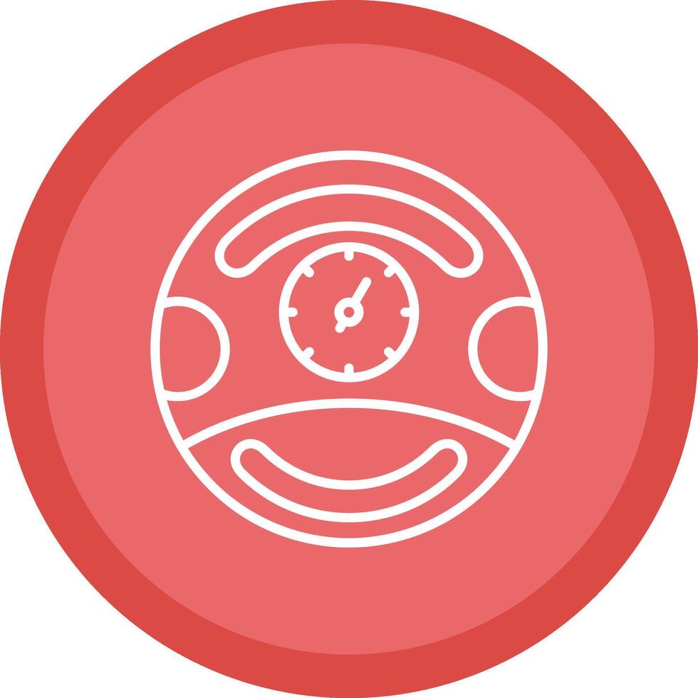 Gauge Line Multi Circle Icon vector