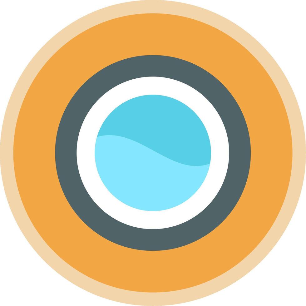Washer Flat Multi Circle Icon vector