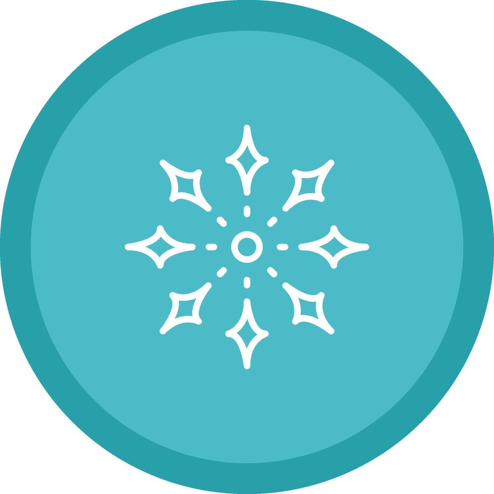 Firework Line Multi Circle Icon vector