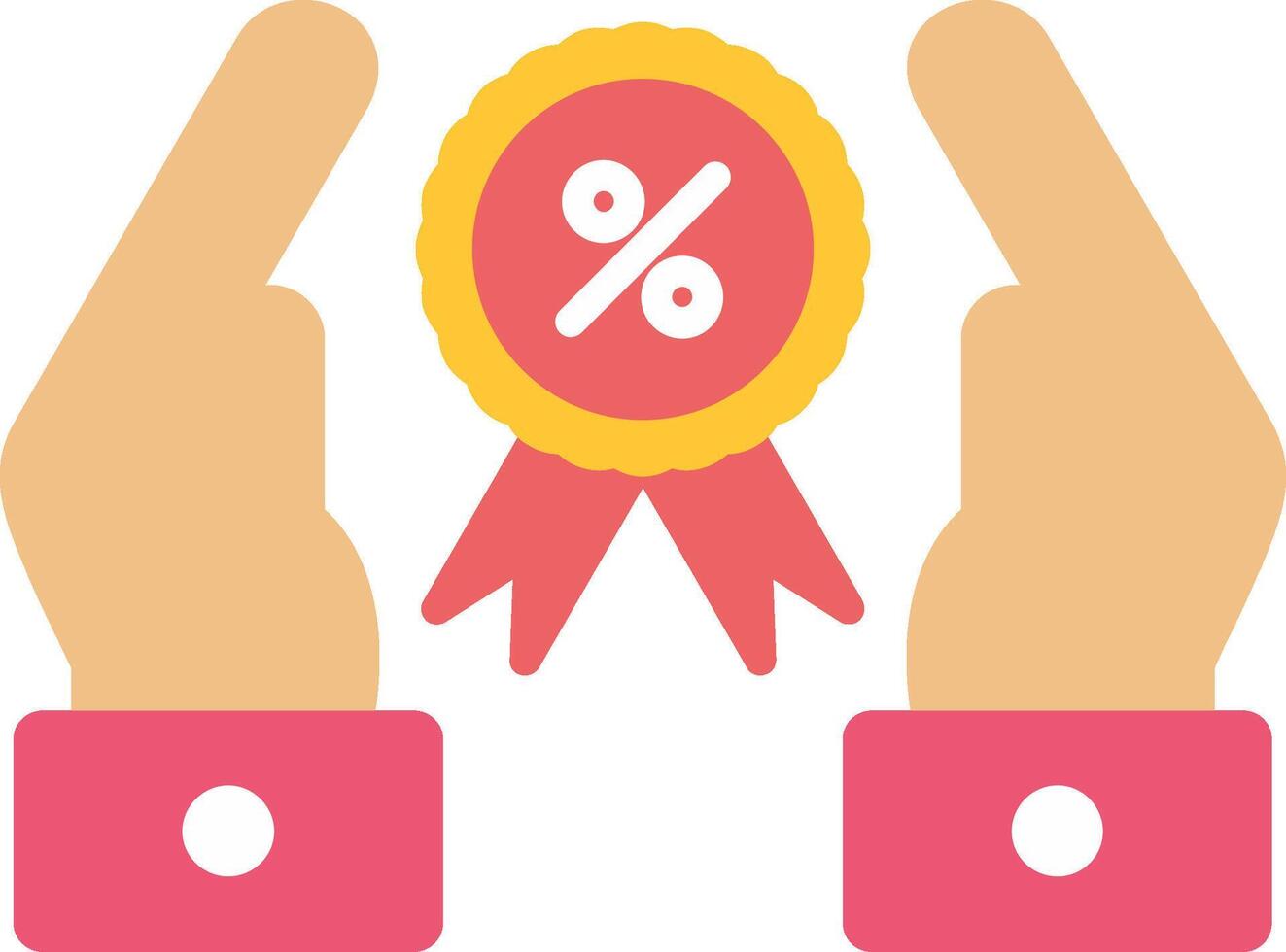 Special Offer Flat Multi Circle Icon vector